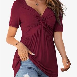 Elegant Red Knot Tunic